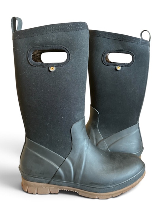 Bogs Shoes - BOGS Cameron Tall Waterproof Pull-On Boots Black - Size 10
